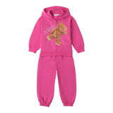 Sarabanda Completo 2 Pezzi Felpa con Zip-Pantalone per Bambina 0B240 FUXIA SARABANDA 