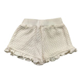 Bamboom+Babies Short Tinta Unita In Maglia con Elastico In Vita Bianco per Neonata