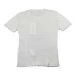 Ermanno Scervino T-Shirt Girocollo Tinta Unita con Ricami per Bambina SFMA031 BIANCO ERMANNO SCERVINO 