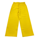 Fracomina Pantalone Tinta Unita con Elastico In Vita per Bambina FM1008 GIALLO FRACOMINA 