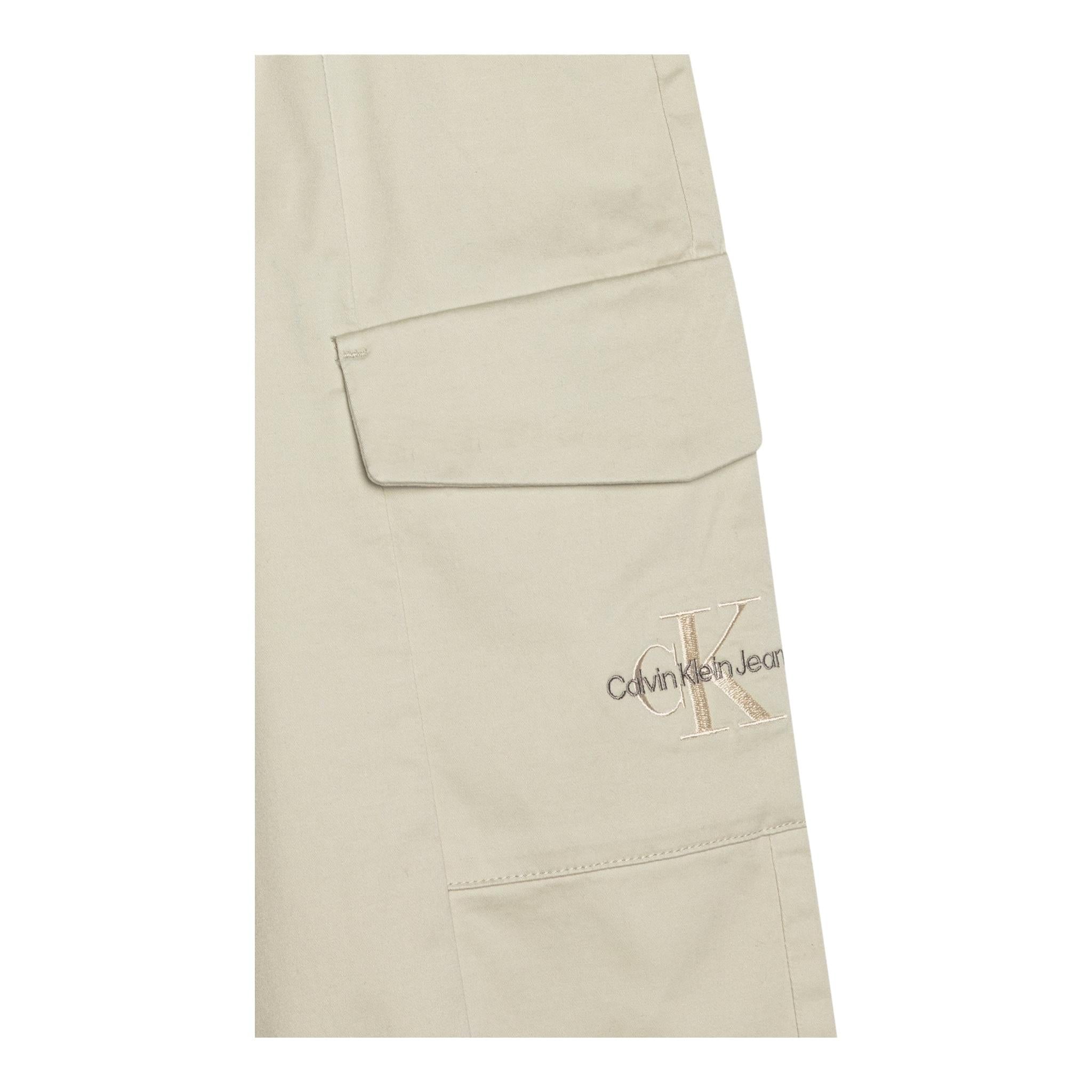CALVIN KLEIN pantalone tinta unita con girovita regolabile Grigio per Bambina IG0IG02513X GRIGIO CALVIN KLEIN 