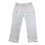Jeckerson Pantalone Tinta Unita Con Girovita Regolabile Bianco Per Neonato