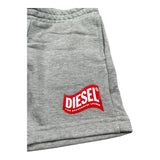 Diesel Bermuda Tinta Unita con Logo per Bambino K00338J GRIGIO DIESEL 