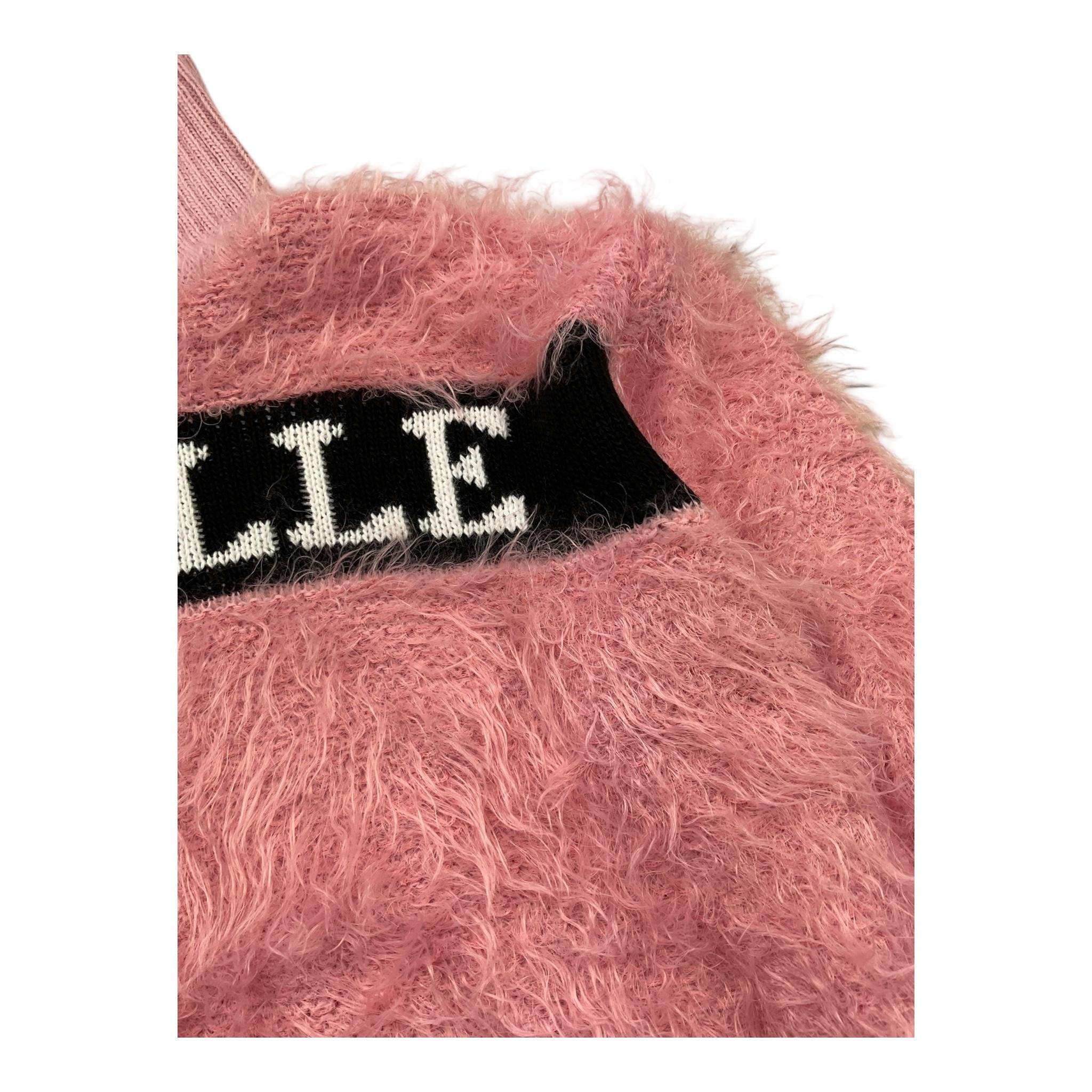 GAELLE maglia tinta unita collo alto con stampa Rosa per Bambina 2741W0980 ROSA GAELLE 