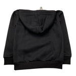 NEVER TOO felpa chiusa con cappuccio tinta unita con stampa in contrasto Nero per Bambino NT1724R NERO NEVER TOO 