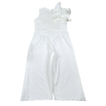 Magil Tuta Intera Tinta Unita Giromanica per Bambina HN28039 BIANCO MAGIL 