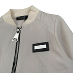 Duepuntozero Felpa Tinta Unita con Zip per Neonato GBTASCN BEIGE DUEPUNTOZERO 