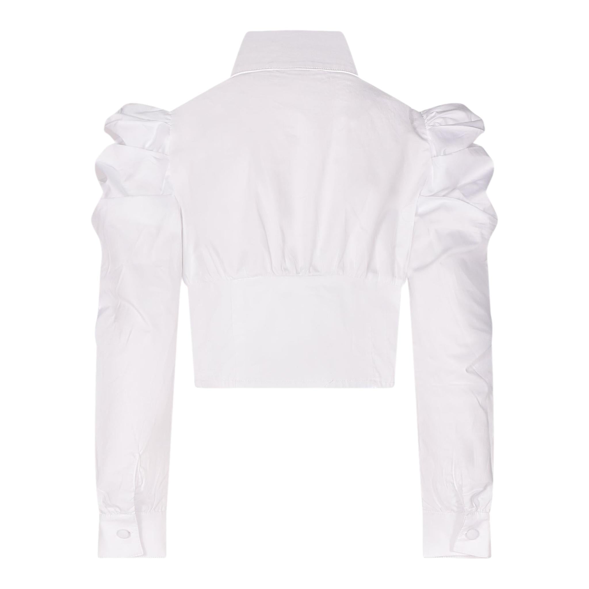 FUN & FUN camicia manica lunga tinta unita con cravatta Bianco per Bambina FJSH00449 BIANCO FUN & FUN 