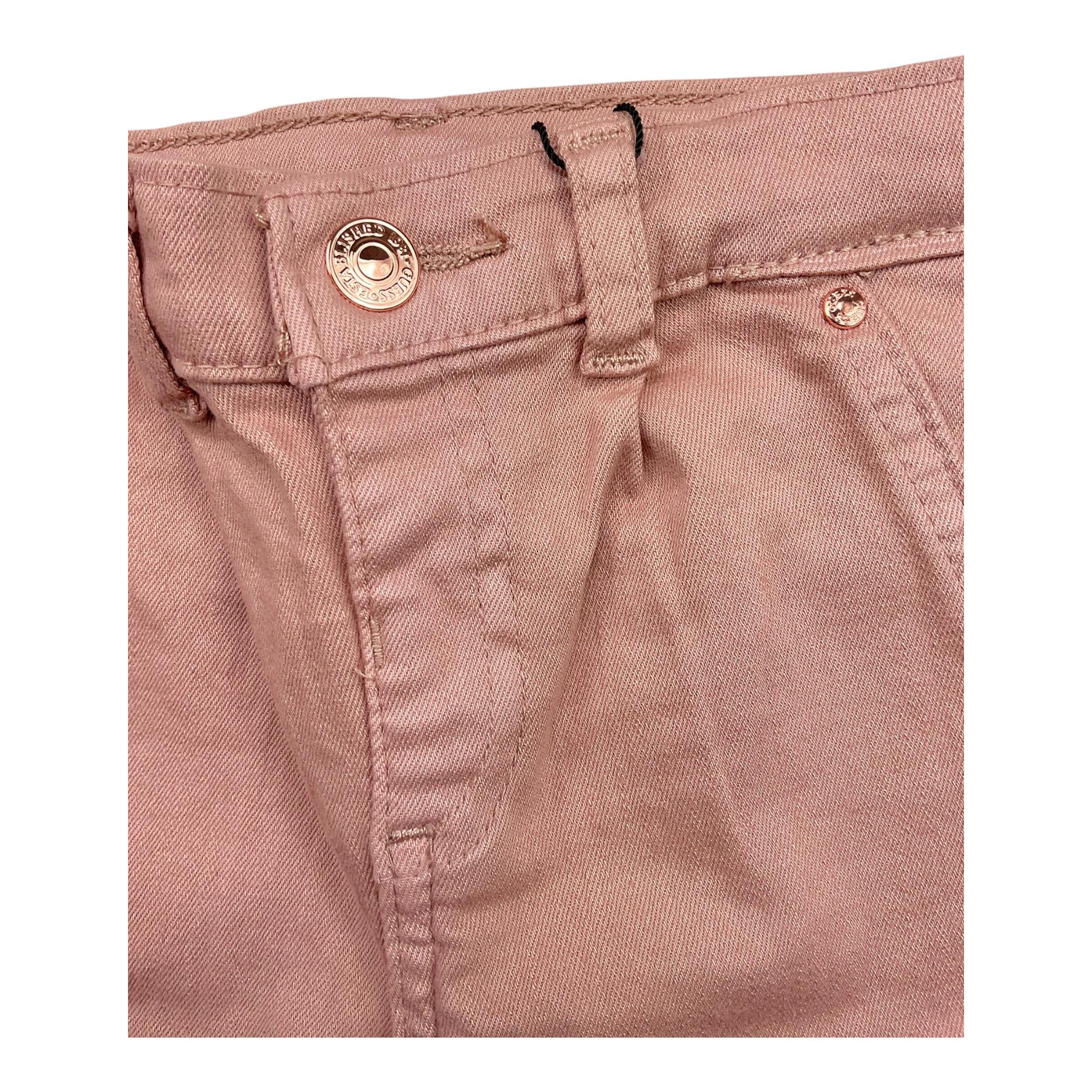 GUESS pantalone tinta unita con girovita regolabile Rosa per Neonata K4BB07WE620 ROSA GUESS 