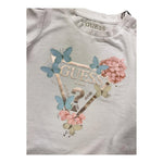 Guess Shirt Girocollo Tinta Unita con Stampa per Neonata K5RI08K6YW4 BIANCO GUESS 