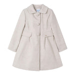 MAYORAL cappotto tinta unita cn finte tasche Beige per Bambina 4484X BEIGE MAYORAL 