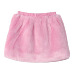 MOSCHINO gonna tinta unita con logo Rosa per Bambina HDJ039 ROSA MOSCHINO 