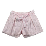 M+E' Short Tinta Unita con Cinturino per Bambina UE0783 ROSA M+E' 