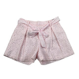 M+E' Short Tinta Unita con Cinturino per Bambina UE0783 ROSA M+E' 