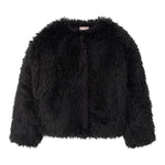 BOBOLI pelliccia tinta unita con bottoni Nero per Bambina 45154 NERO BOBOLI 