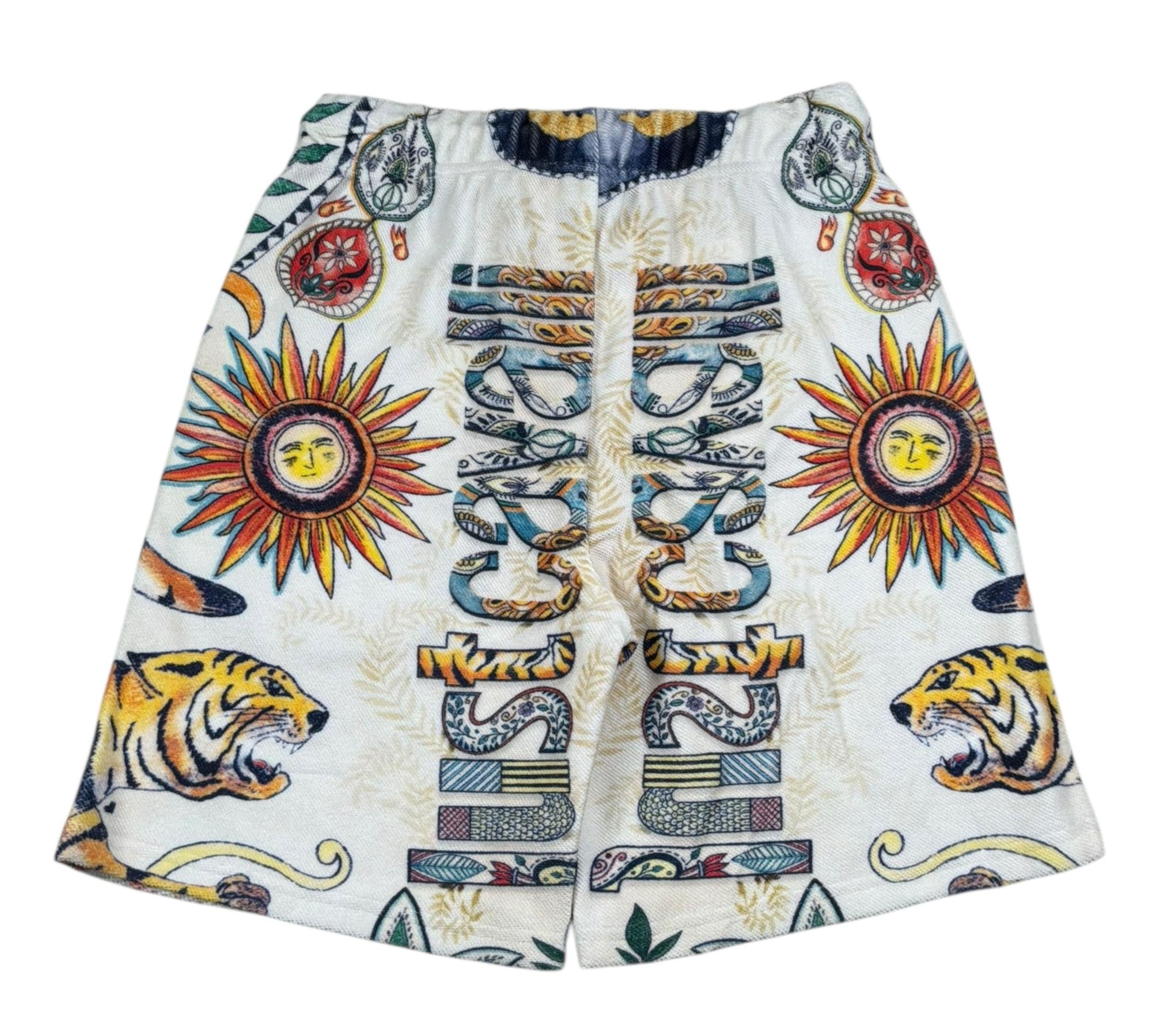 Just Cavalli Bermuda Stampa Fantasia per Bambino JBP26082BE BIANCO JUST CAVALLI 