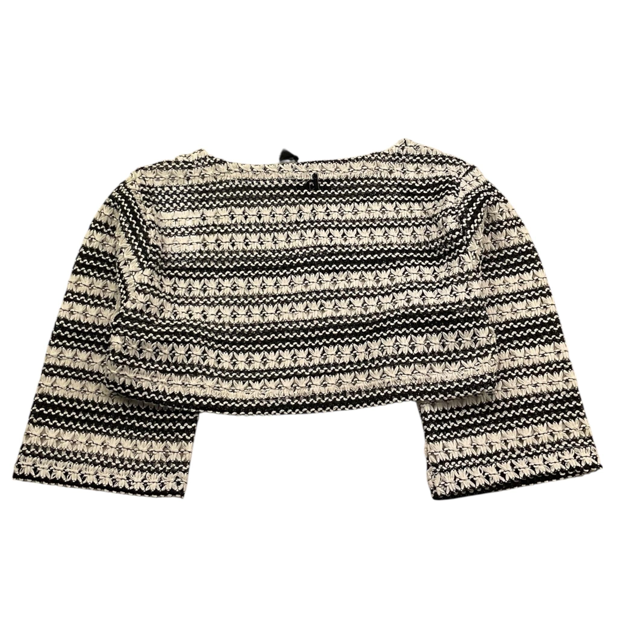 Dixie shirt Bicolore Traforata Modello Crop per Bambina LB06231G74X BIANCO/NERO DIXIE 