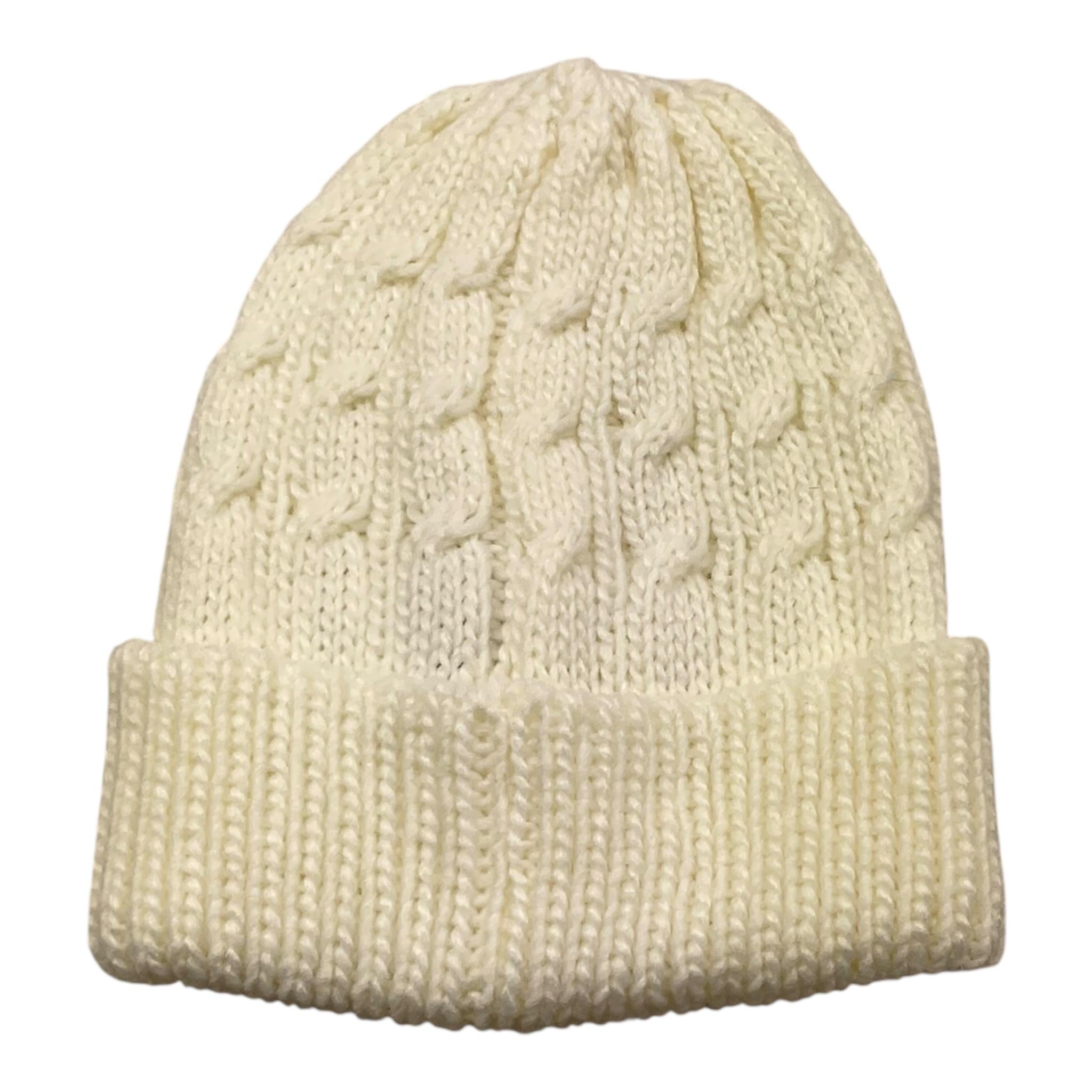 PATRIZIA PEPE cappello tinta unita con logo Panna per Bambina 7F0018 PANNA PATRIZIA PEPE 