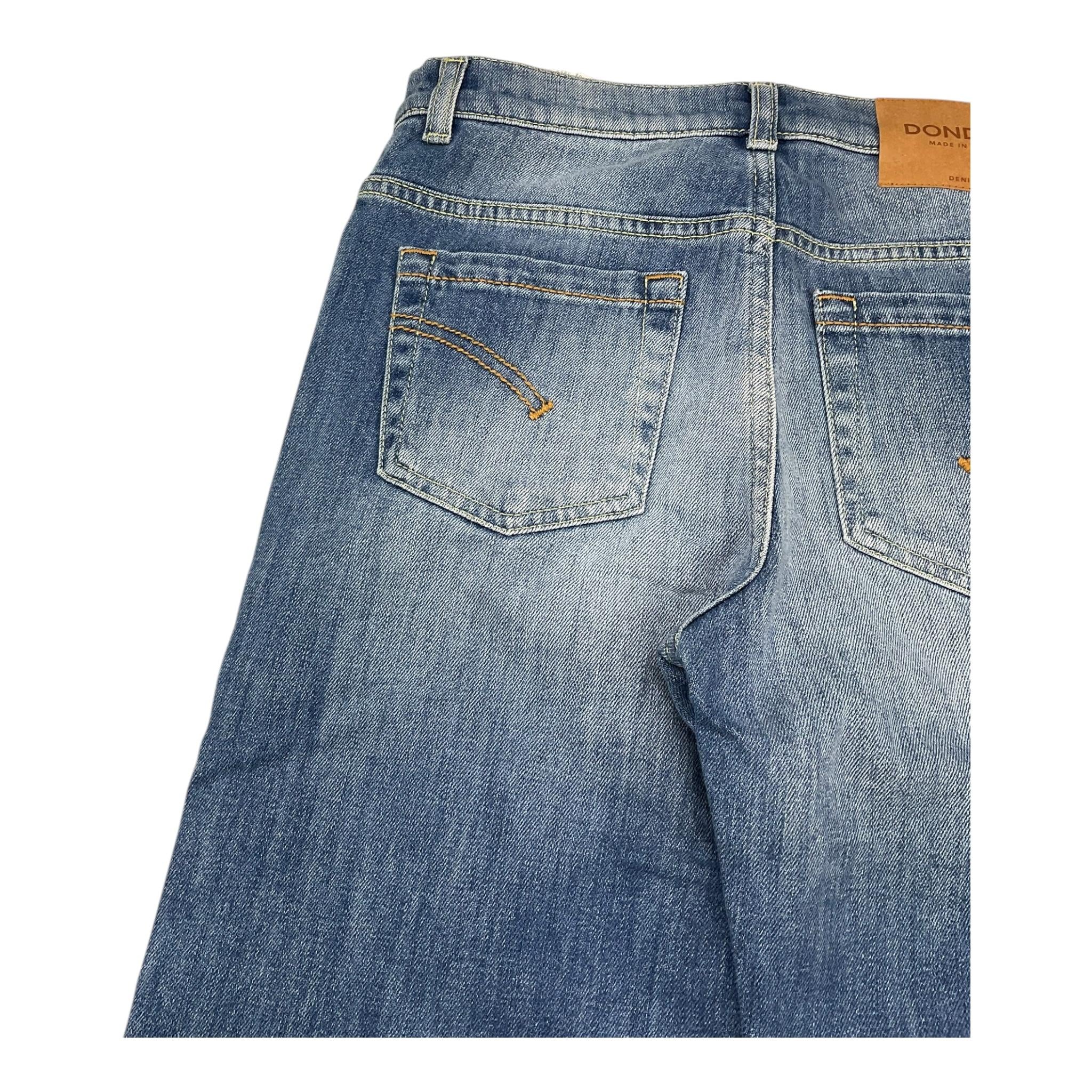 DONDUP jeans tinta unita con girovita regolabile Azzurro per Bambino DMPA276CX AZZURRO DONDUP 