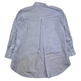 Vicolo Camicia Manica Lunga Asimmetrica Fantasia A Righe Azzurro Per Bambina