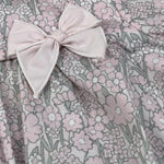 Lalalu' Pagliaccetto Tinta Unita con Stampa Fiori per Neonata PAL0010P ROSA LALALU' 