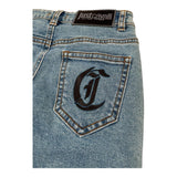 Just Cavalli Jeans Tinta Unita In Demin per Neonato JIP26050JE AZZURRO JUST CAVALLI 