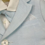 Baby A. Completo 2 Pezzi Pantalone-Giacca-Camicia-Papillions per Neonato A1402 AZZURRO BABY A. 