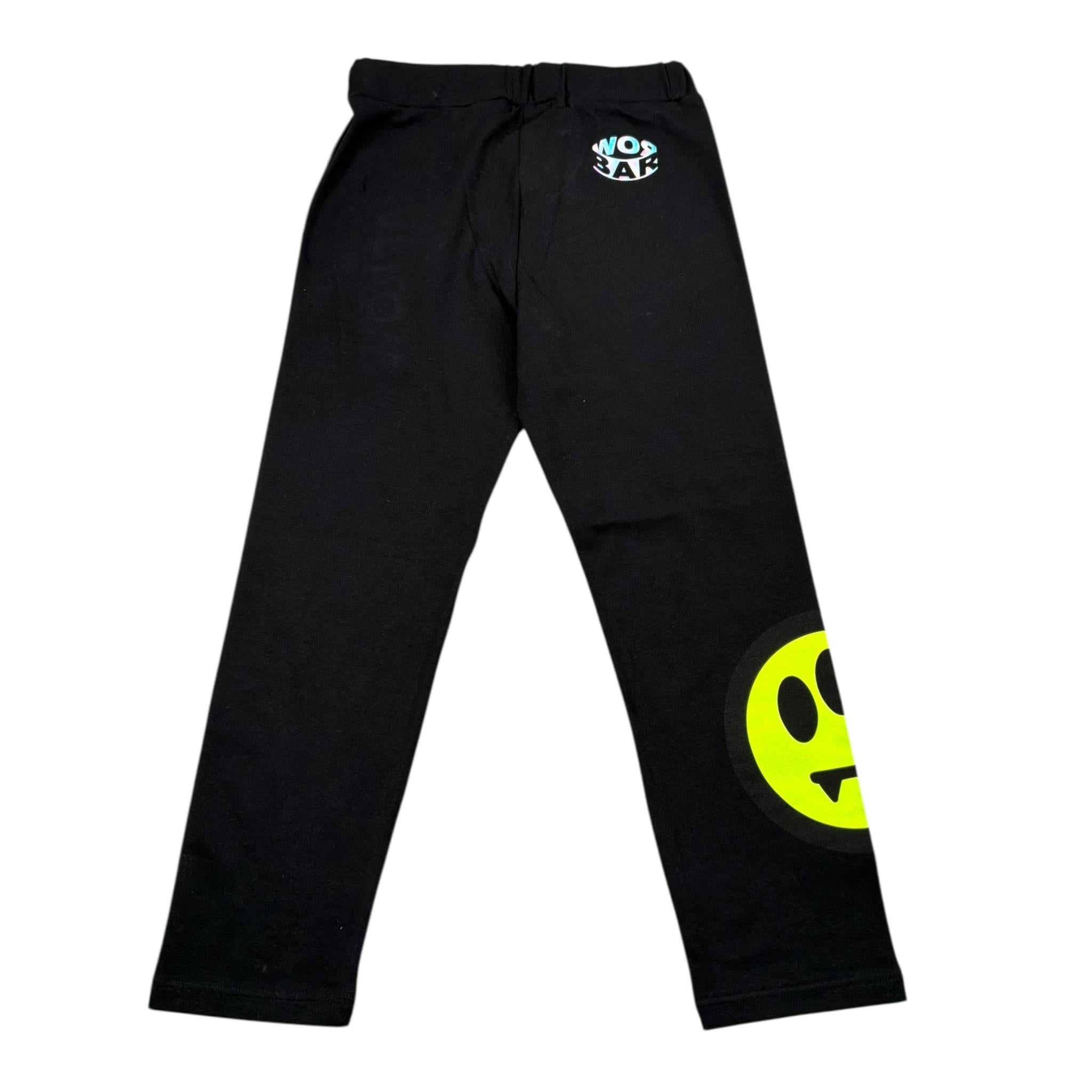 Barrow Kids Leggins Tinta Unita con Logo per Bambina 033040 NERO BARROW KIDS 