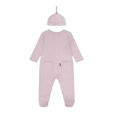 Levi'S Set Tutina-Cappello Tinta Unita per Neonata 6EK247 ROSA LEVI'S 