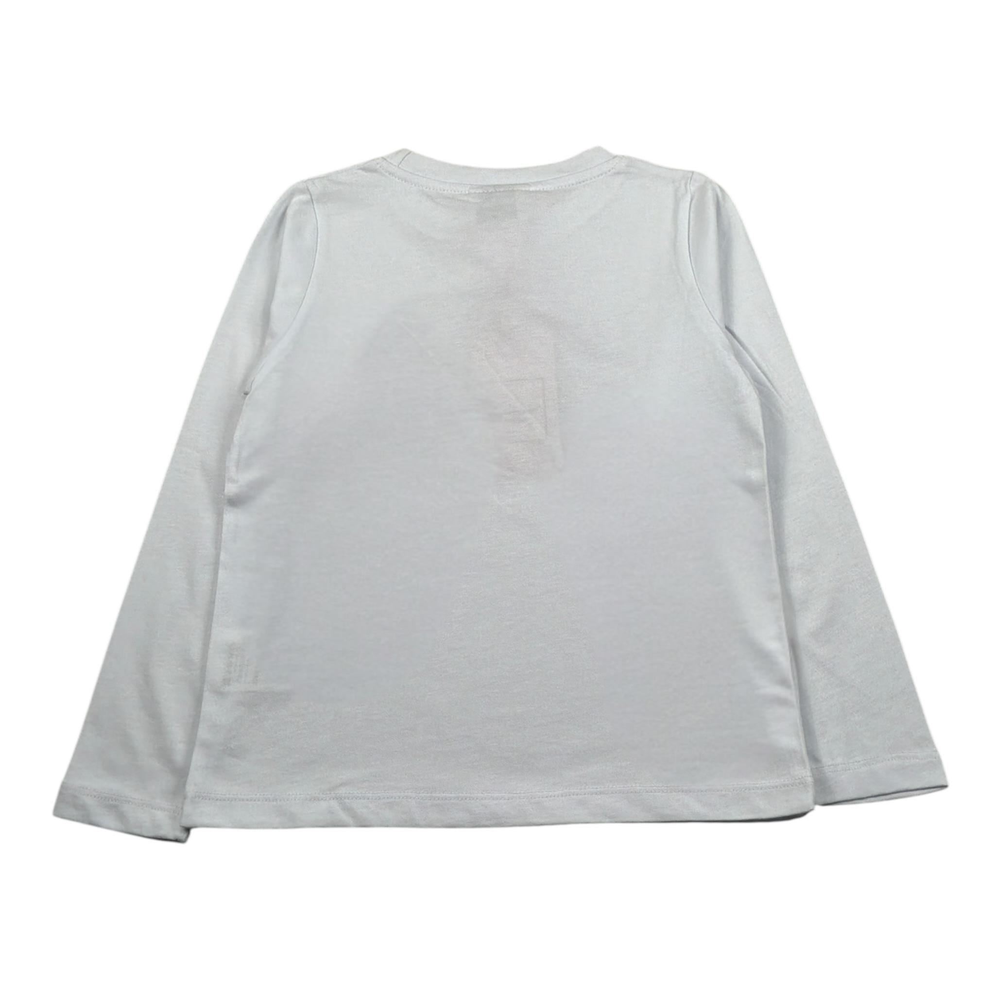 Mariuccia Shirt Girocollo tinta unita con Stampa Brillantinata Bianco per Neonata MBFW23T209N BIANCO MARIUCCIA 