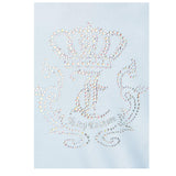 Juicy Couture Felpa In Camoscio Tinta Unita con Cappuccio Azzurro per Bambina