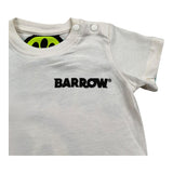Barrow Kids T-Shirt Girocollo Tinta Unita con Stampa per Neonato 033119 PANNA BARROW KIDS 