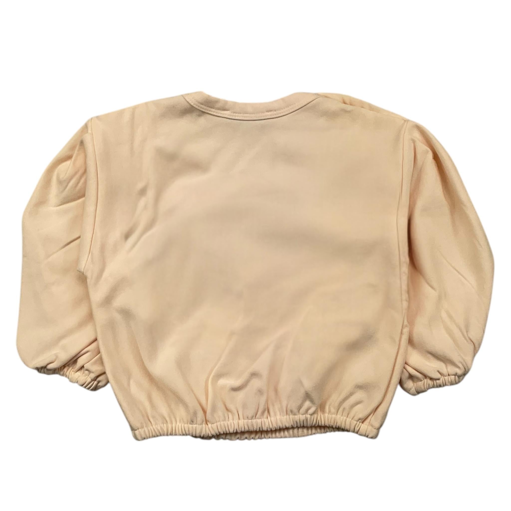 BAMBOOM+BABIES felpa chiusa tinta unita manica a sbuffo Rosa per Neonata 690 ROSA BAMBOOM+BABIES 