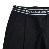 Karl Lagerfeld Leggins tinta unita con Elastico In Vita Logato Nero per Bambina Z30452X NERO KARL LAGERFELD 