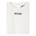 MOSCHINO completo 2 pezzi salopette-shirt Azzurro per Neonata MDK02S AZZURRO MOSCHINO 