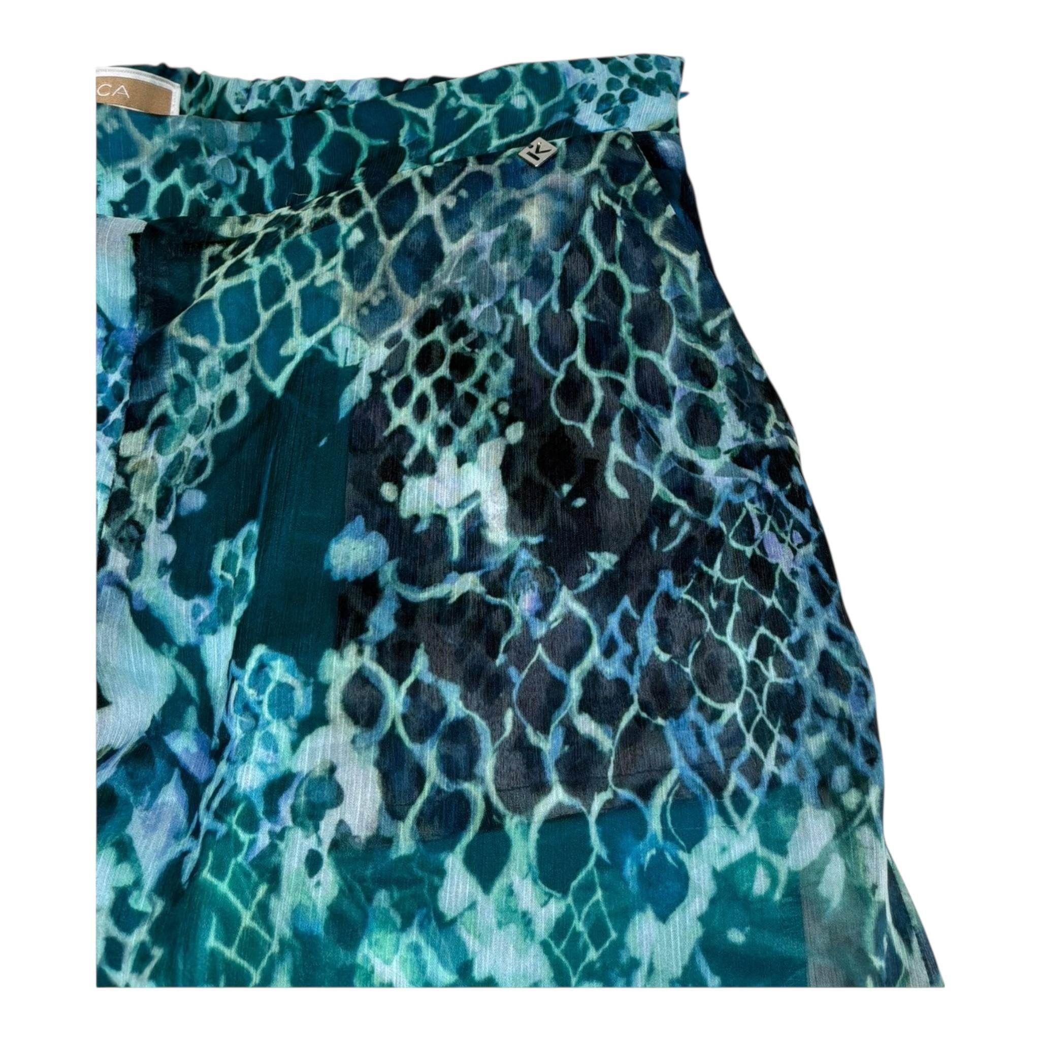 Kocca Pantalome Modello Palazzo Stampa Fantasia per Bambina PF5809 VERDE Kocca 