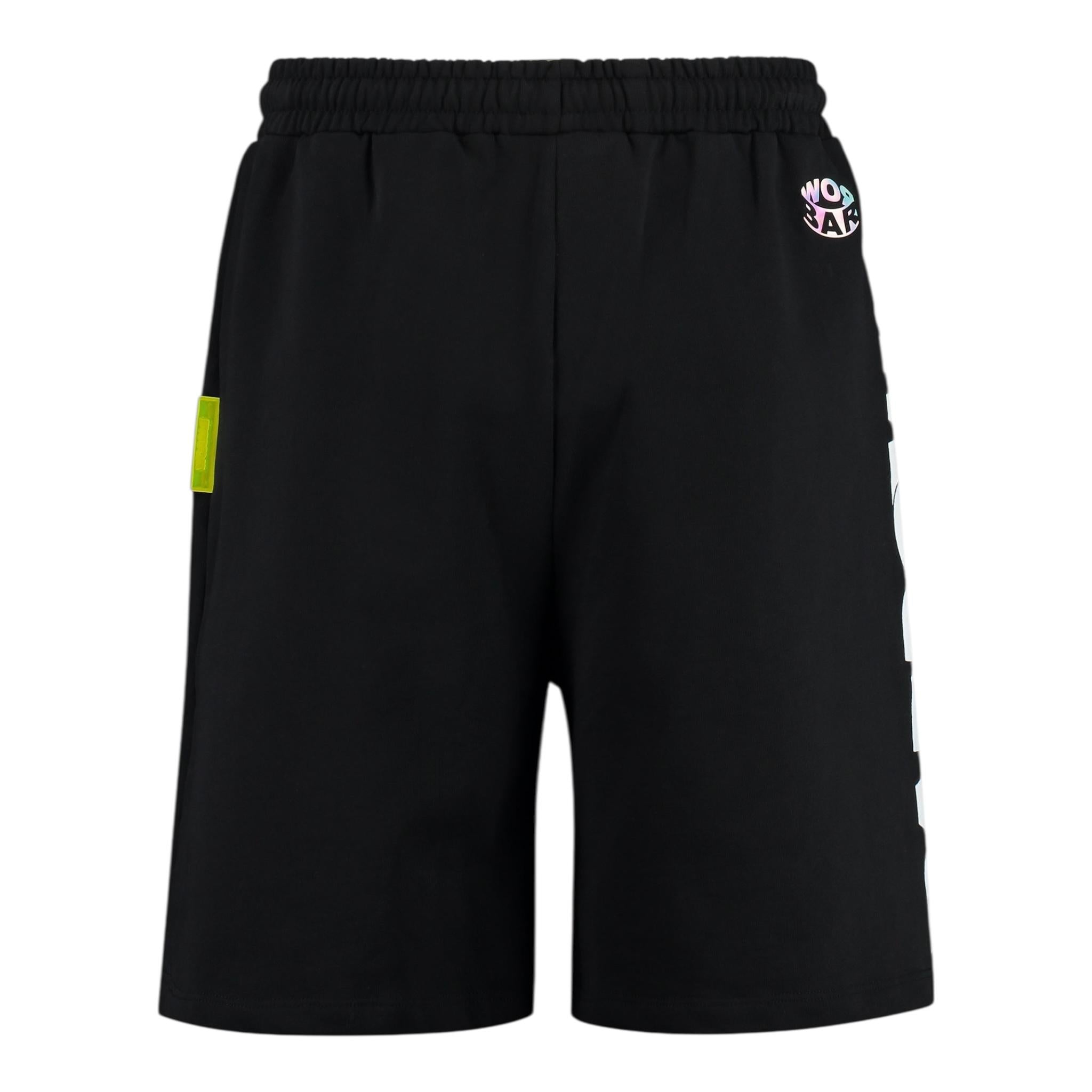 Barrow Kids Bermuda Tuta Tinta Unita con Stampa per Bambino 033036 NERO BARROW KIDS 