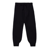 DSQUARED2 pantalone tuta tinta unita con stampa logo Nero per Bambino DQ2458 NERO DSQUARED2 