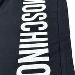Moschino Bermuda In Tuta Tinta Unita con Logo per Bambino HUQ02F NERO MOSCHINO 