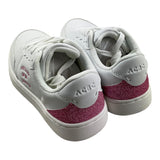 Acbc Sneakers Tinta Unita Con Stampe In Contrasto Bianco Per Bambina