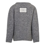 DOU DOU maglia girocollo tinta unita Grigio per Bambina DV9P50XX GRIGIO DOU DOU 