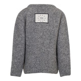 DOU DOU maglia girocollo tinta unita Grigio per Bambina DV9P50XX GRIGIO DOU DOU 