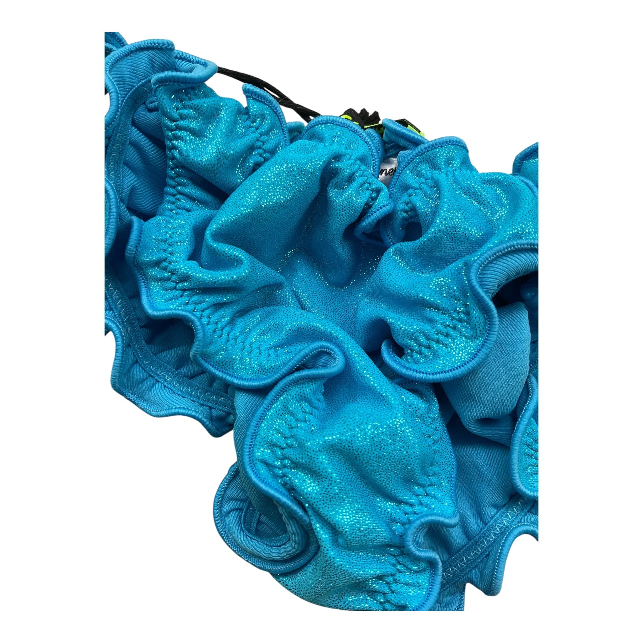 F**K Costume Mutandina Tinta Unita per Neonata FGN00014 AZZURRO F**K 