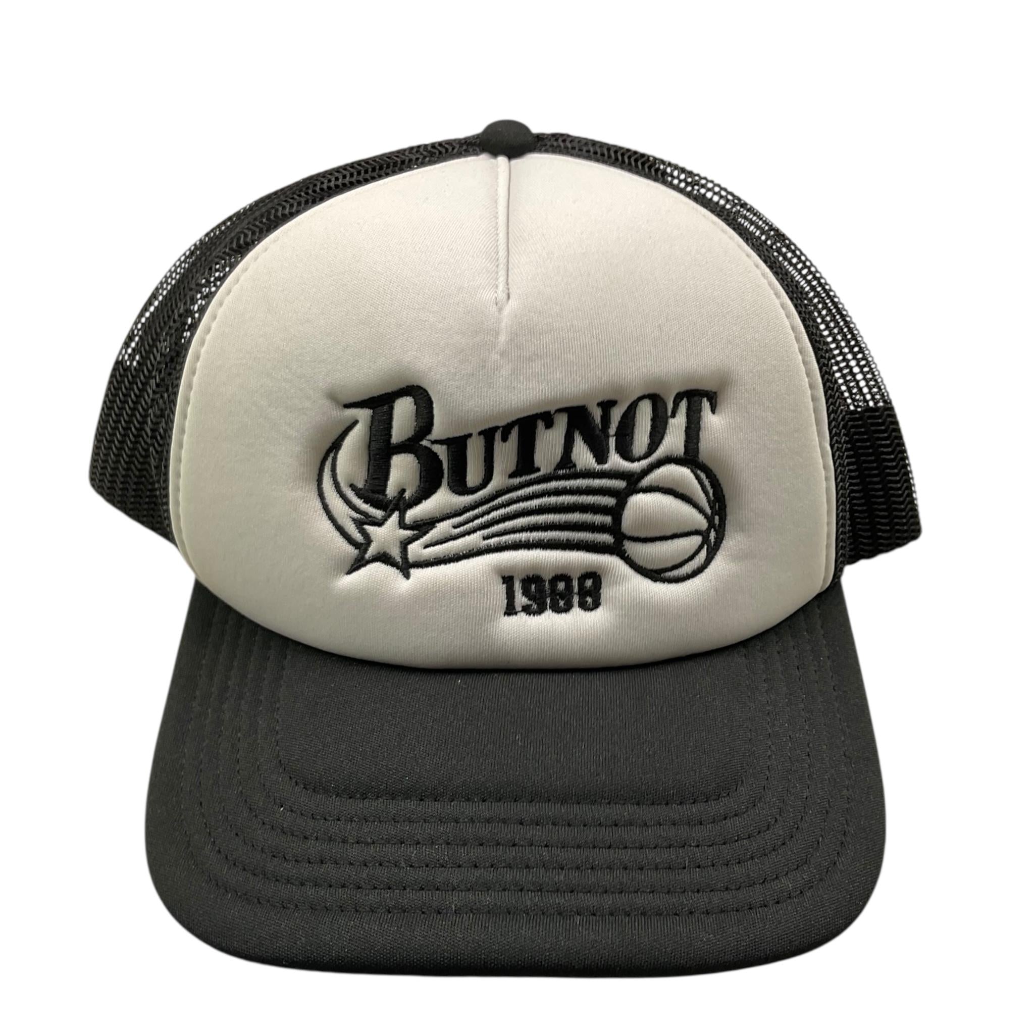 BUTNOT berretto bicolore con logo Nero/bianco per Bambino J7B616 NERO/BIANCO BUTNOT 