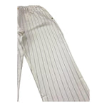 Petit Indi Pantalone Tinta Unita con Fantasia A Righe per Bambino SS25BK8225 BIANCO PETIT INDI 