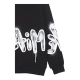 DISCLAIMER felpa con cappuccio tinta unita e stampa Nero per Bambino 24IDK58242X NERO DISCLAIMER 