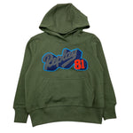 REPLAY felpa chiusa con cappuccio tinta unita cn logo Verde per Bambino SB2448 VERDE REPLAY 