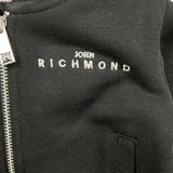 JOHN RICHMOND felpa tinta unita con zip e cappuccio Nero per Neonato RIA25054FE NERO JOHN RICHMOND 