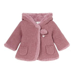 MAYORAL cappotto tinta unita modello con pelliccia e cappuccio Rosa per Neonata 2304 ROSA MAYORAL 