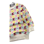 JOHN RICHMOND felpa chiusa girocollo stampa fantasia logo Bianco per Neonata RIA25080FE BIANCO JOHN RICHMOND 